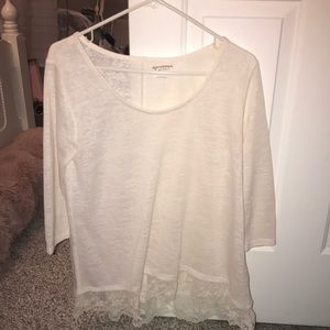 Arizona Jean Company Off-White Blouse